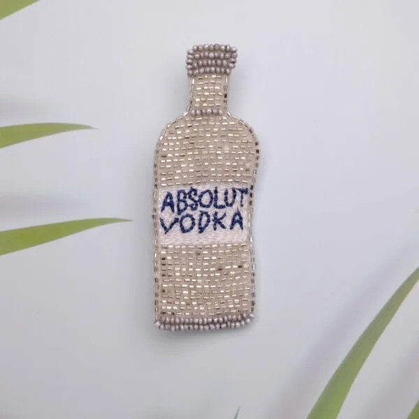 Absolute Vodka Brooch