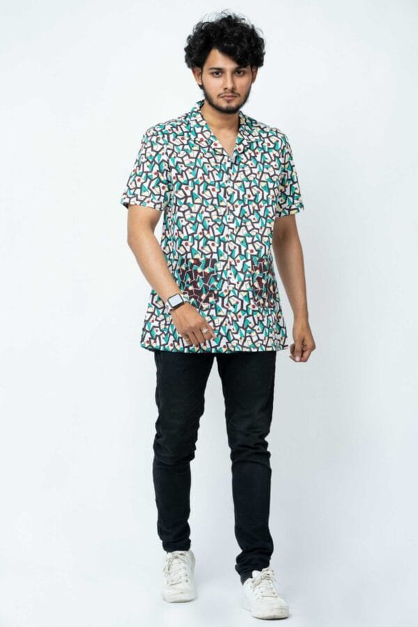 ABSTRACT HAND BLOCK PRINT SUMMER SHIRTS