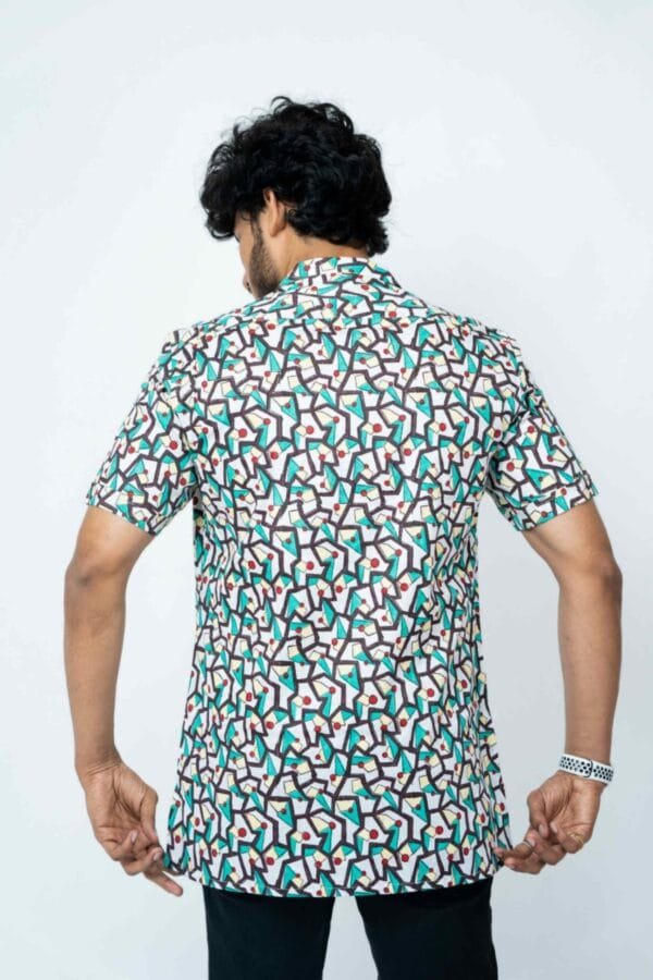 ABSTRACT HAND BLOCK PRINT SUMMER SHIRTS - Image 6