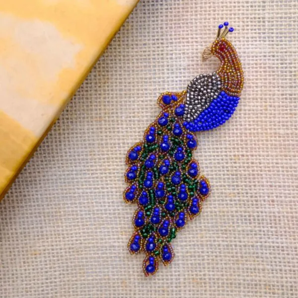 Peacock Brooch