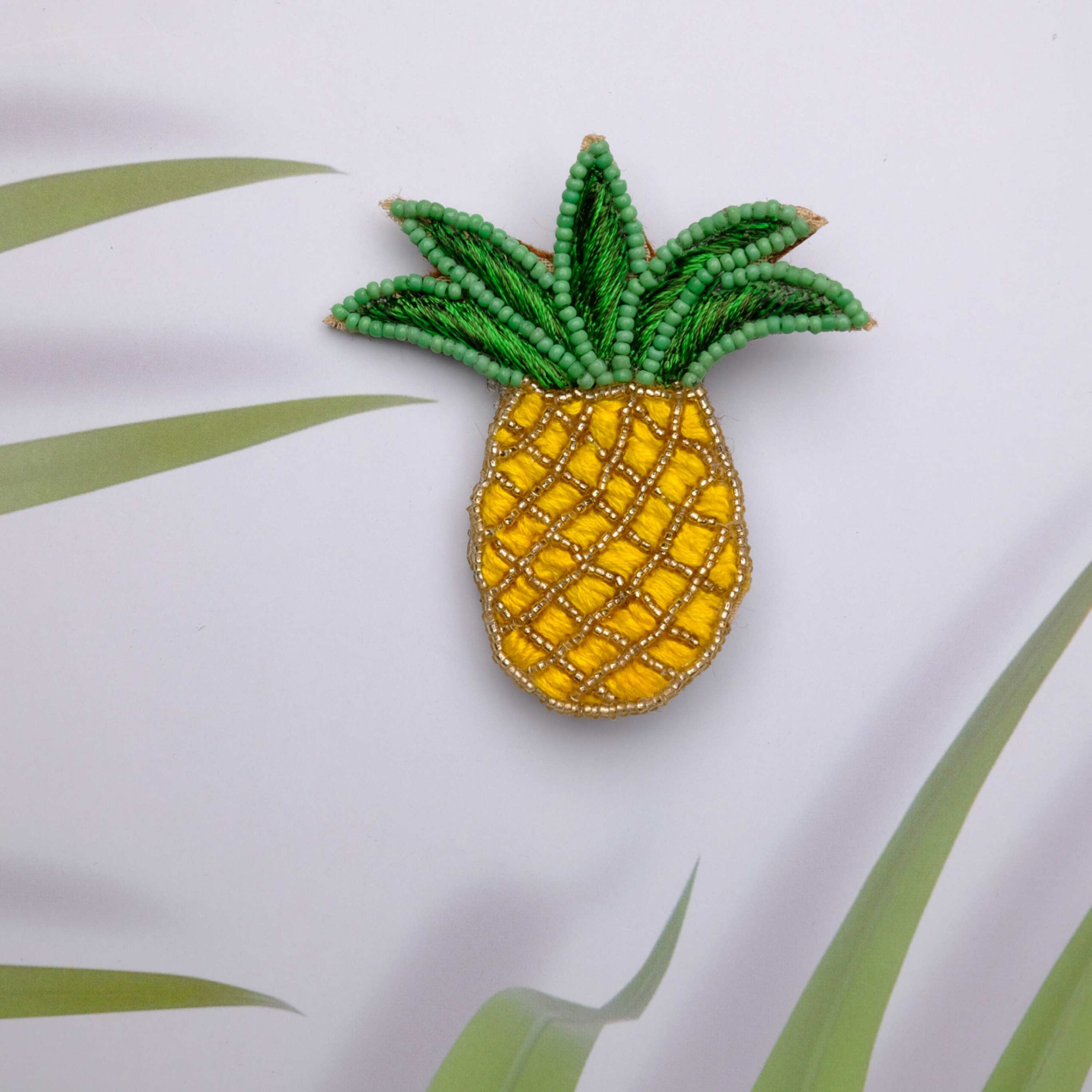 Pineapple Brooch 2