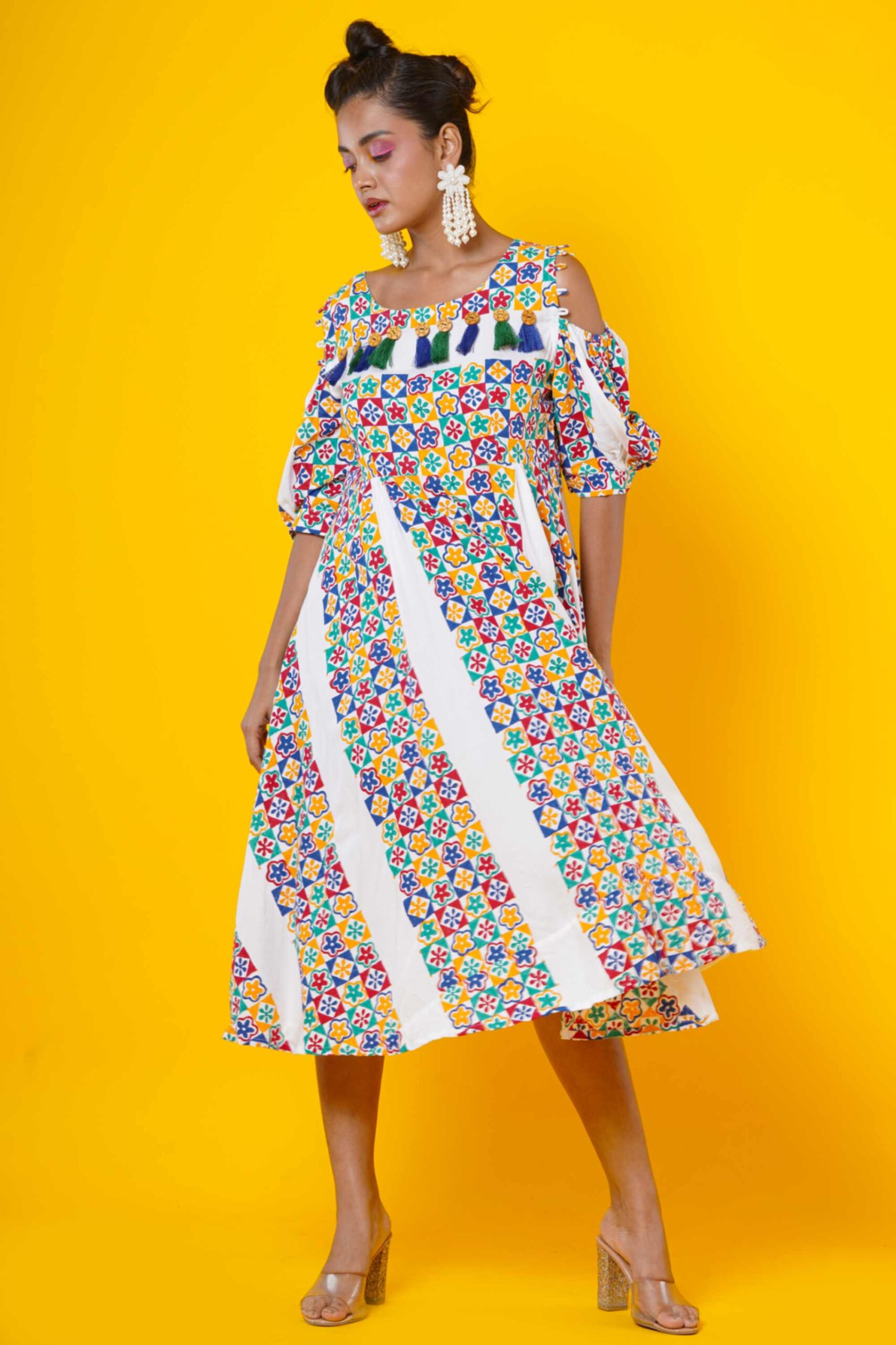 Women Multicolour Floral Print Dress