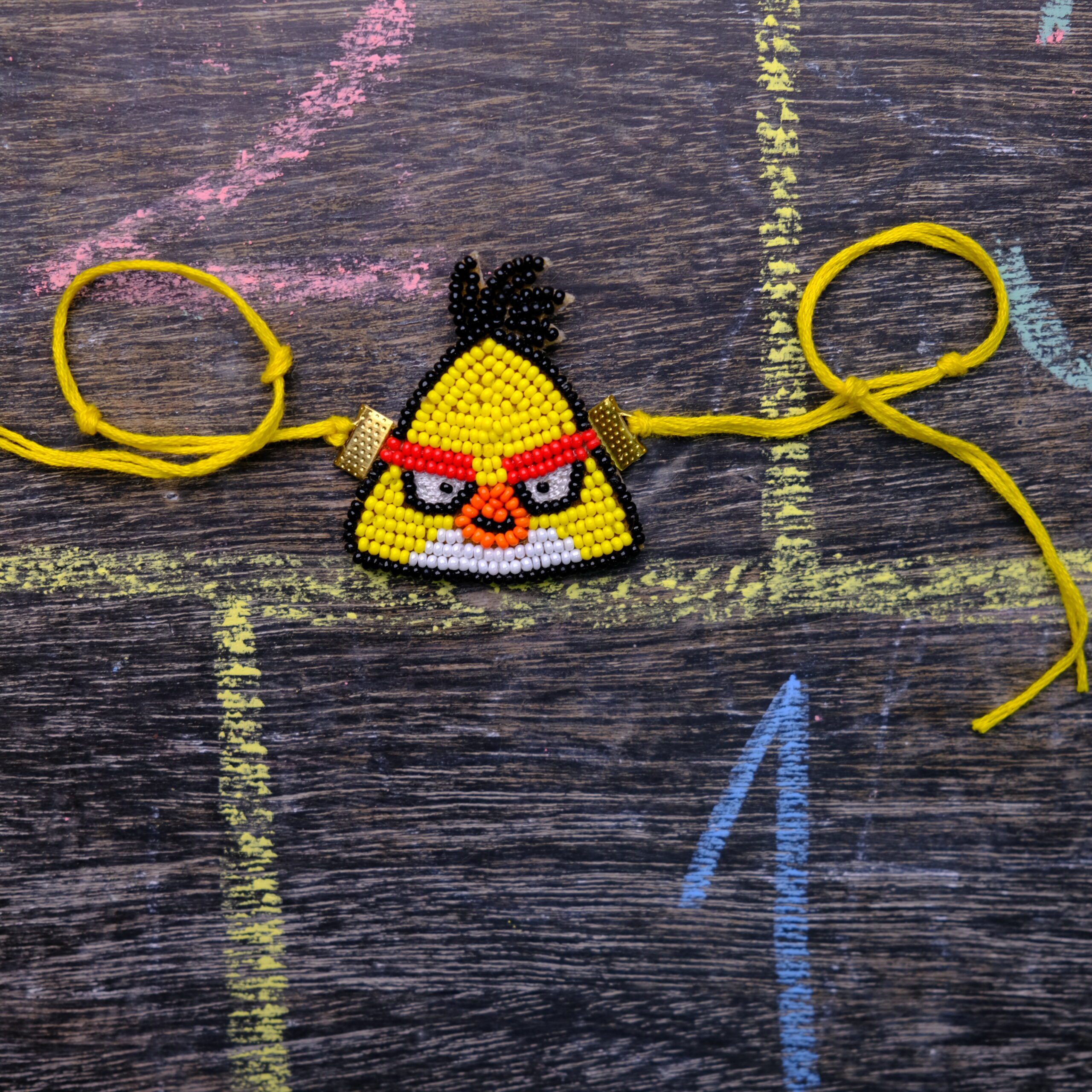 Yellow Angry Bird Rakhi