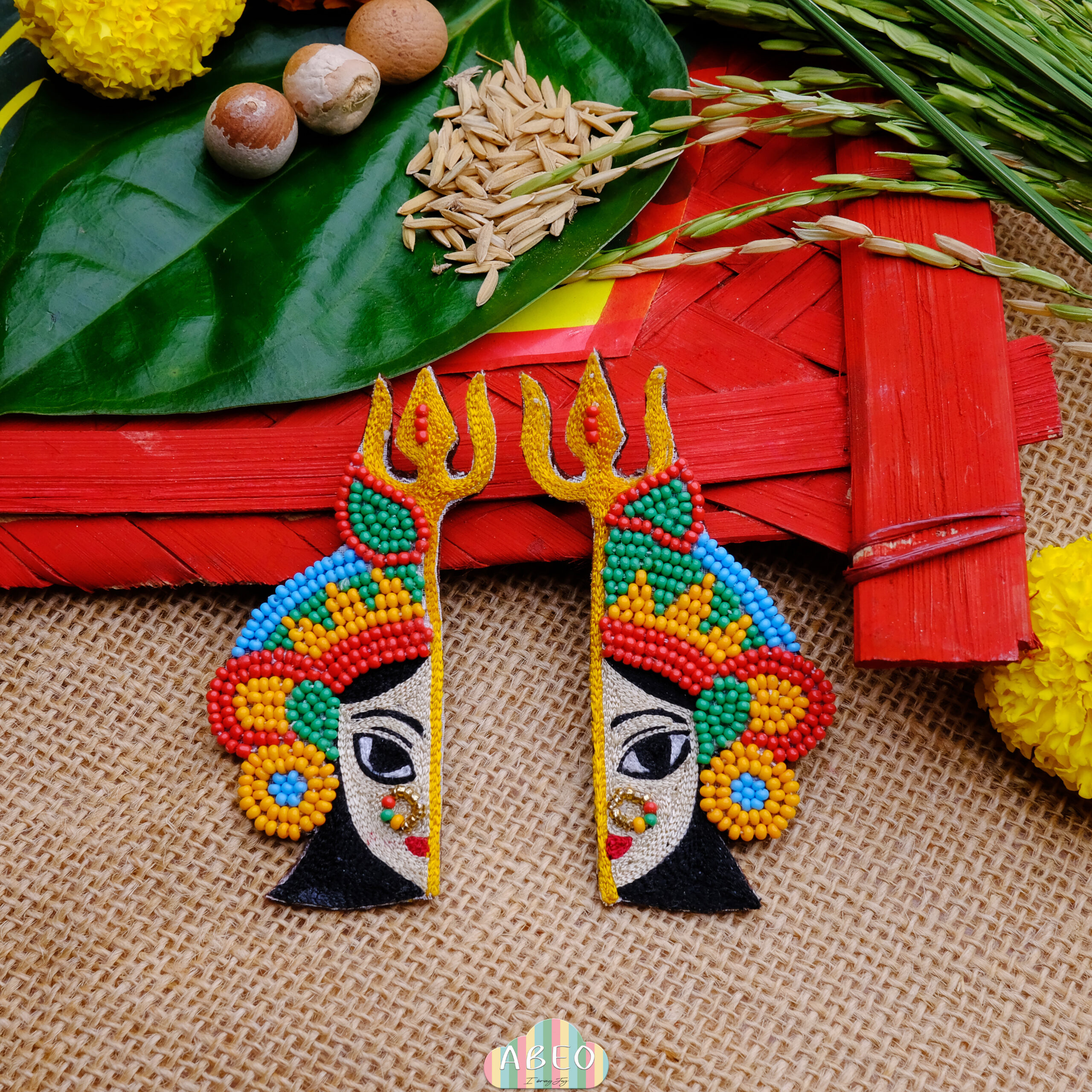 Trishul Durga Ear rings