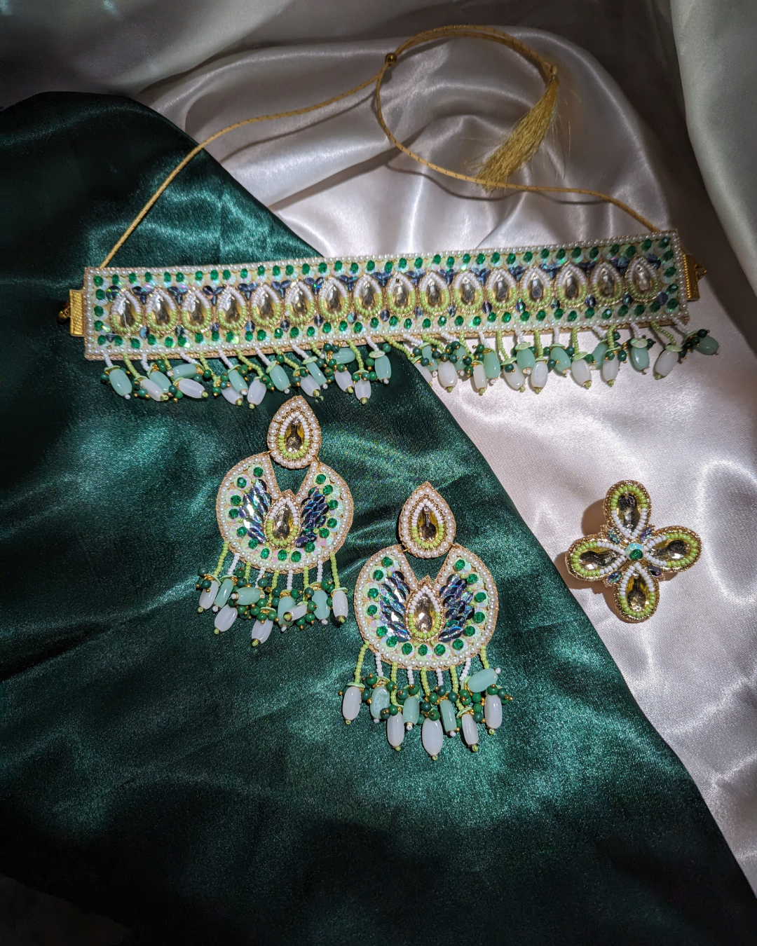 Gaurav – Neckpiece, Earrings and Ring