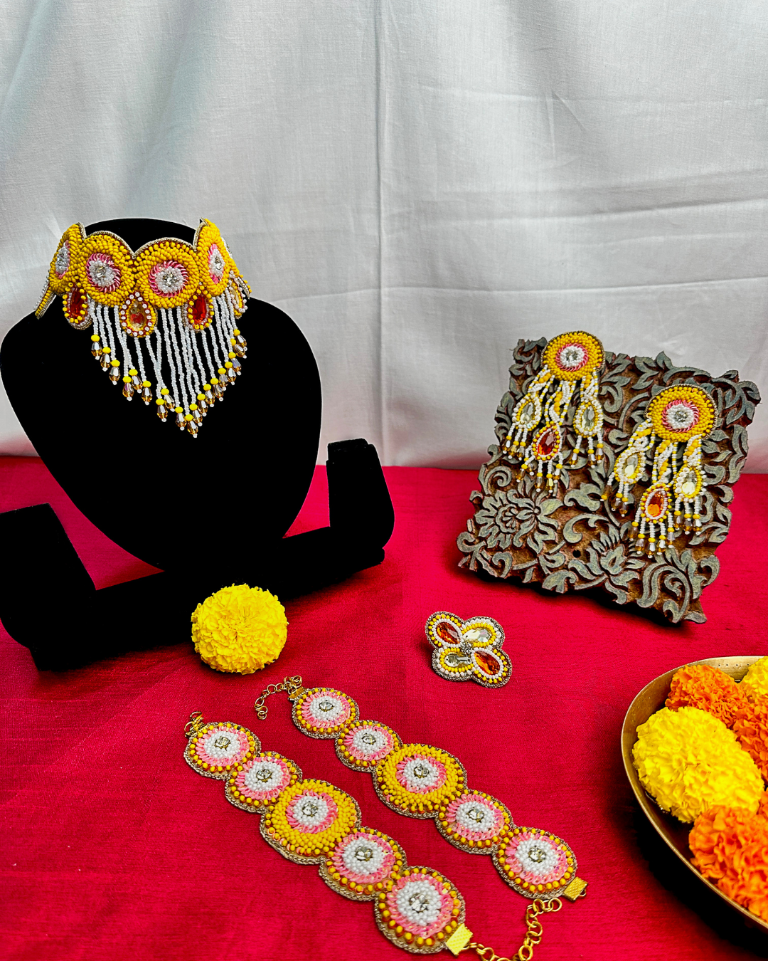 Sankalpa – Neckpiece, Earrings, Bracelets and Ring