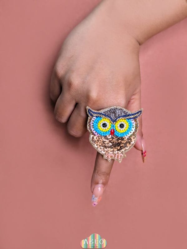 Owlet-beaded-ring