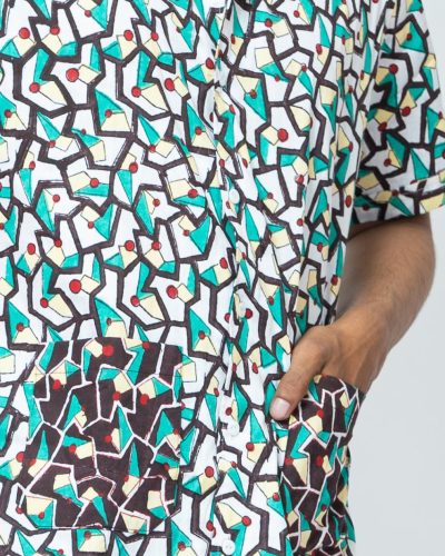 Abstract Hand Block Print Summer Shirts 5