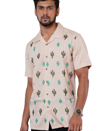 CACTUS_EMBROIDERY_MENS_CASUAL_HALF_SLEEVE_SHIRT_3-removebg-preview